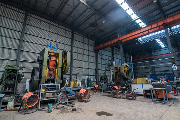 安徽网架配件-锥头加工车间